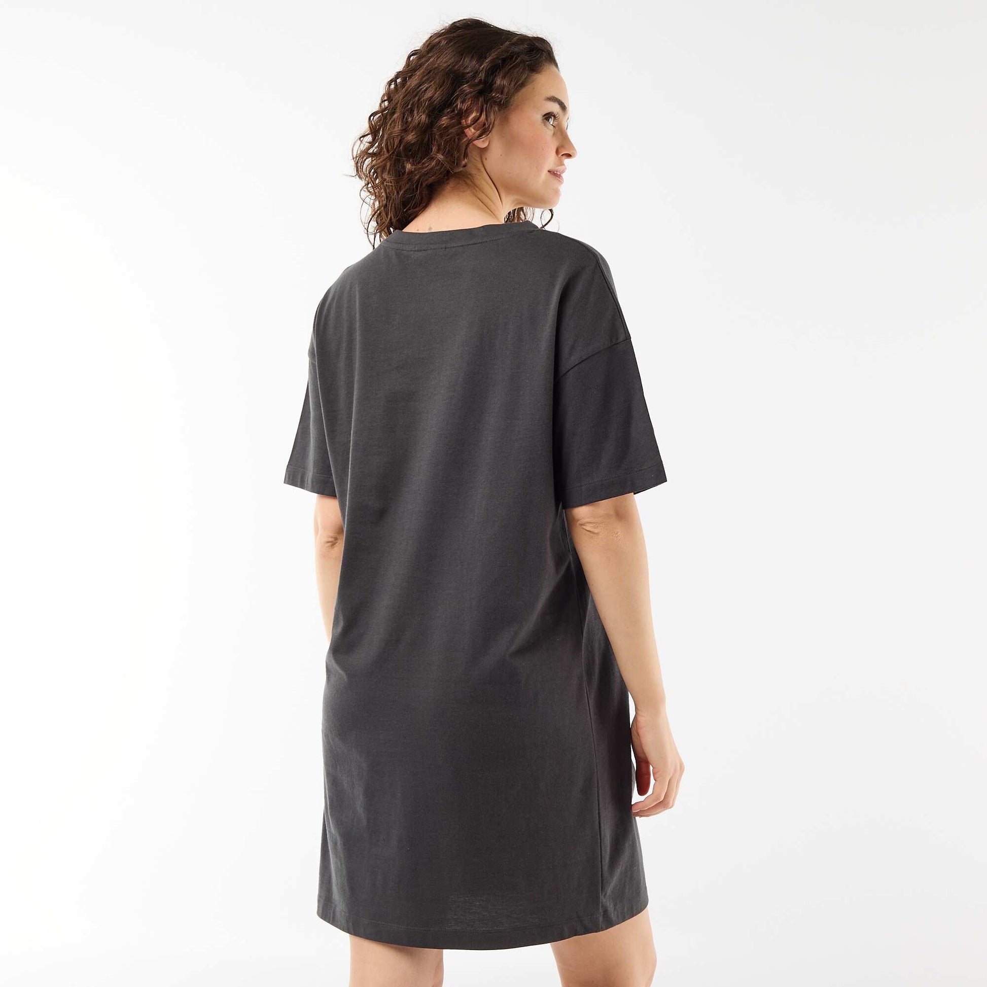 Hello Kitty T-shirt Nightdress BLACK