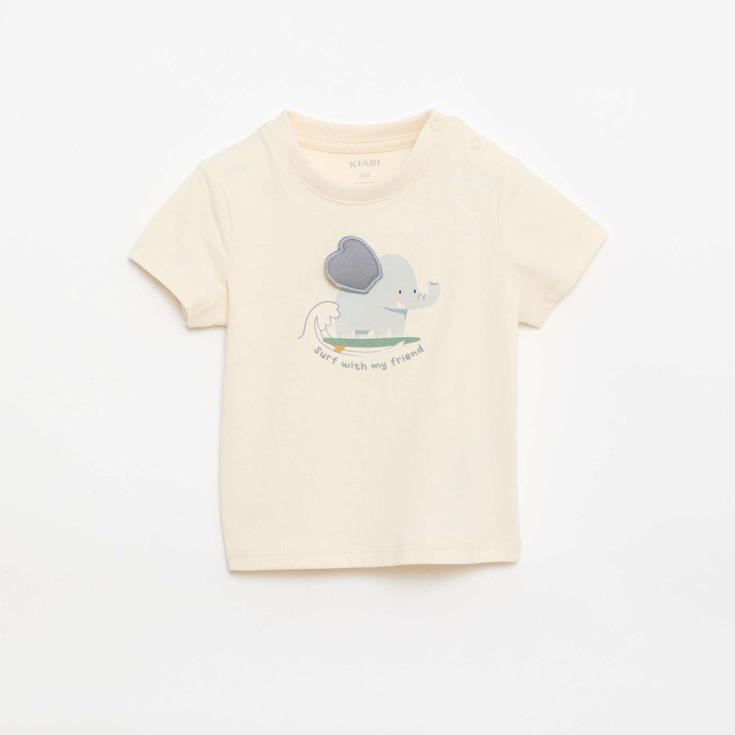 T-shirt with animated print WHITE