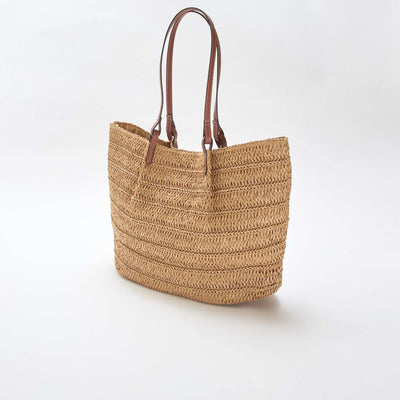 Straw Tote Bag BEIGE