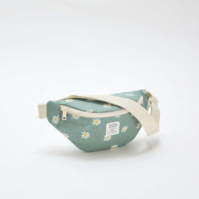 Floral All-Over Print Cotton Belt Bag GREEN