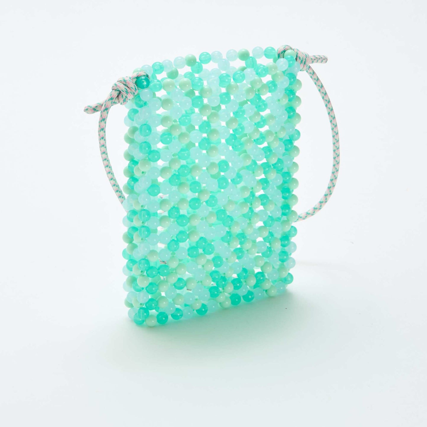 Beaded Phone Pouch GREEN