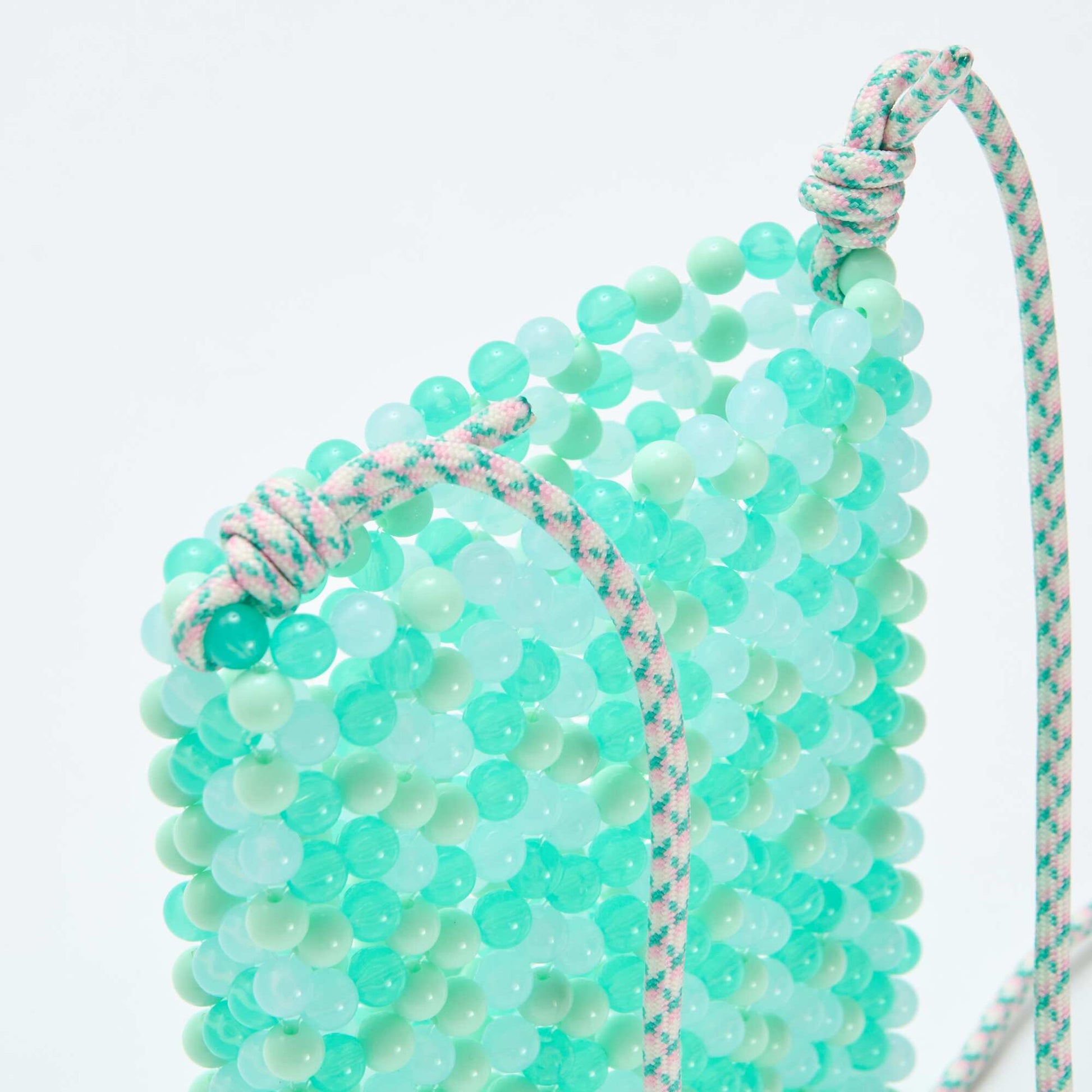 Beaded Phone Pouch GREEN