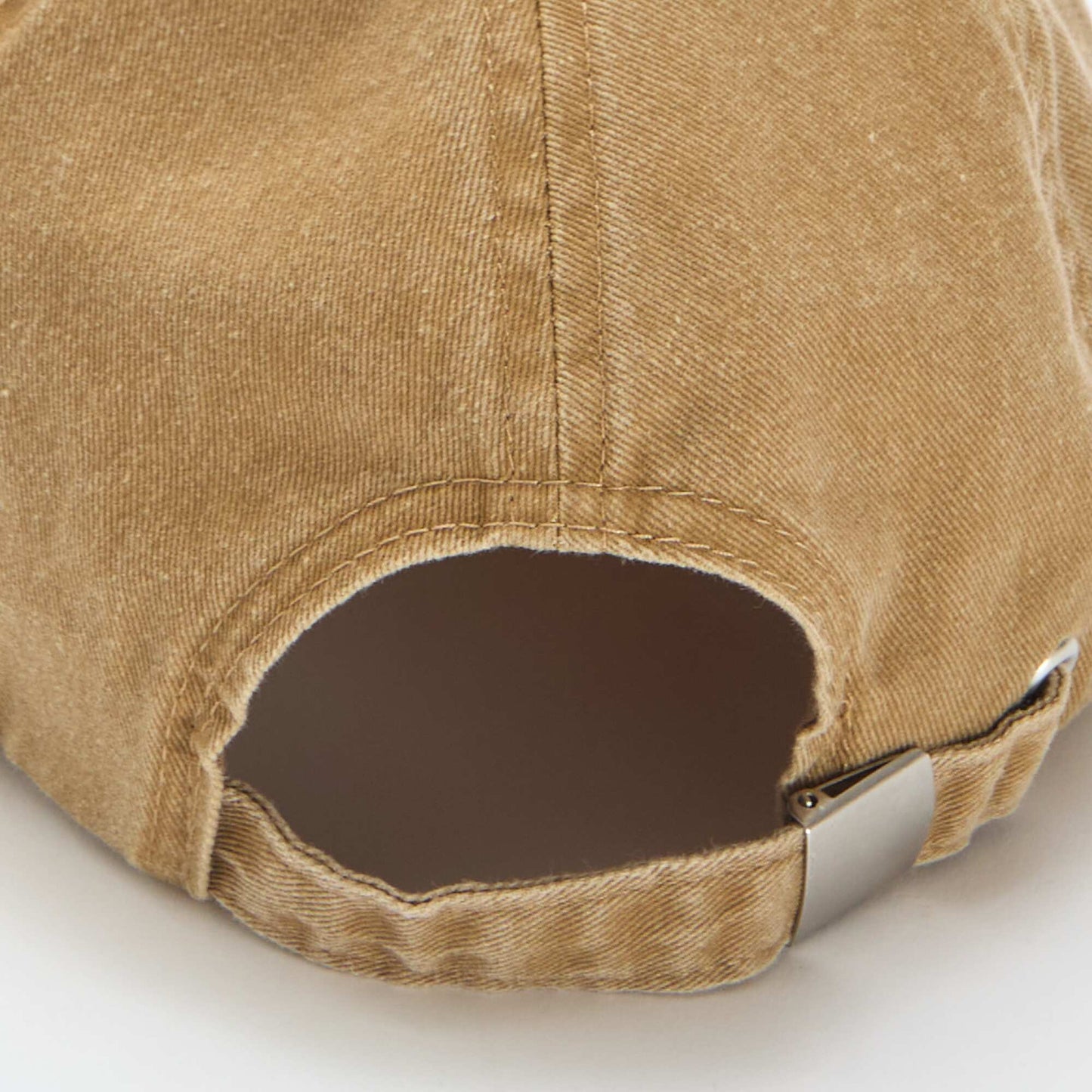 Cotton baseball cap BROWN