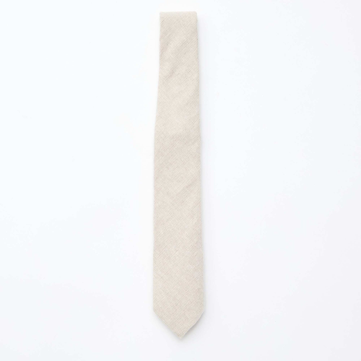 Linen Blend Tie BEIGE