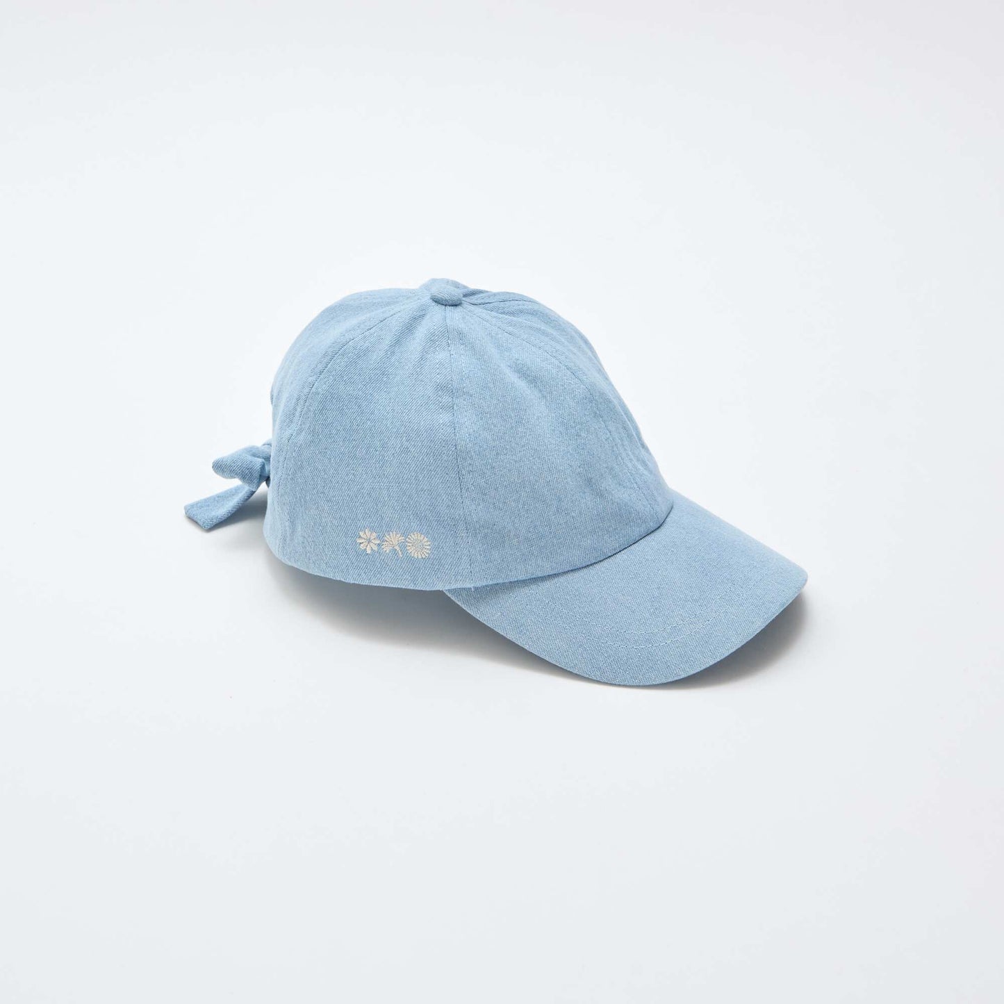 Cap with decorative bow at the back BLUE