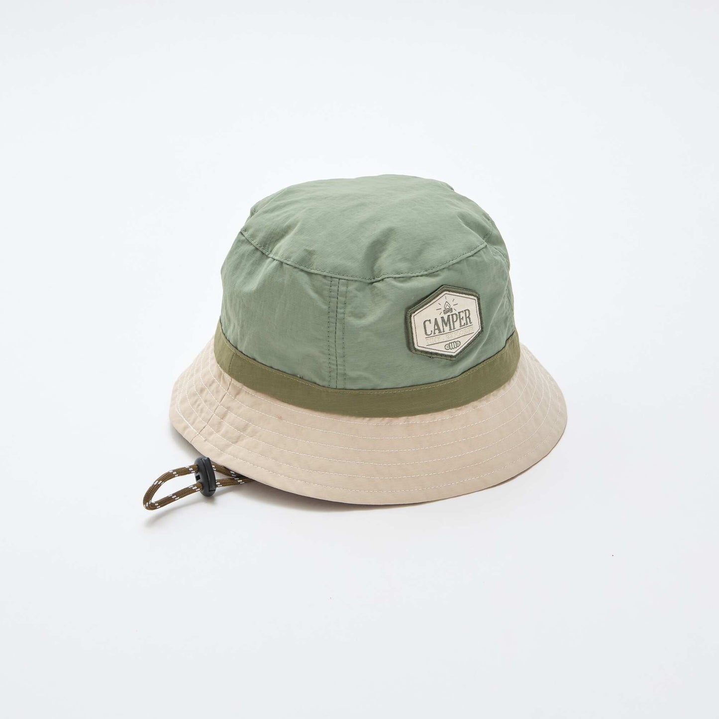 Two-tone camper style bucket hat KHAKI