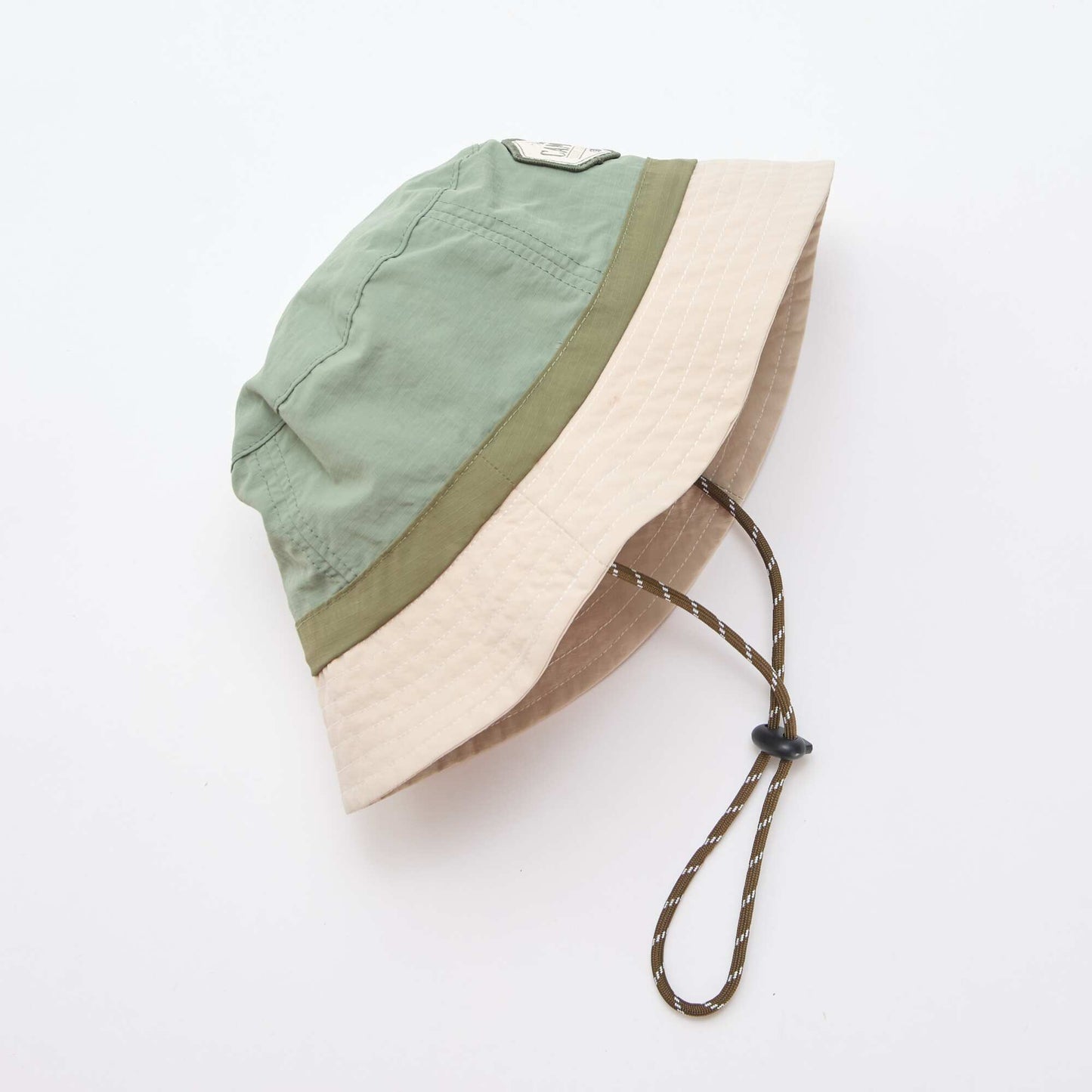 Two-tone camper style bucket hat KHAKI