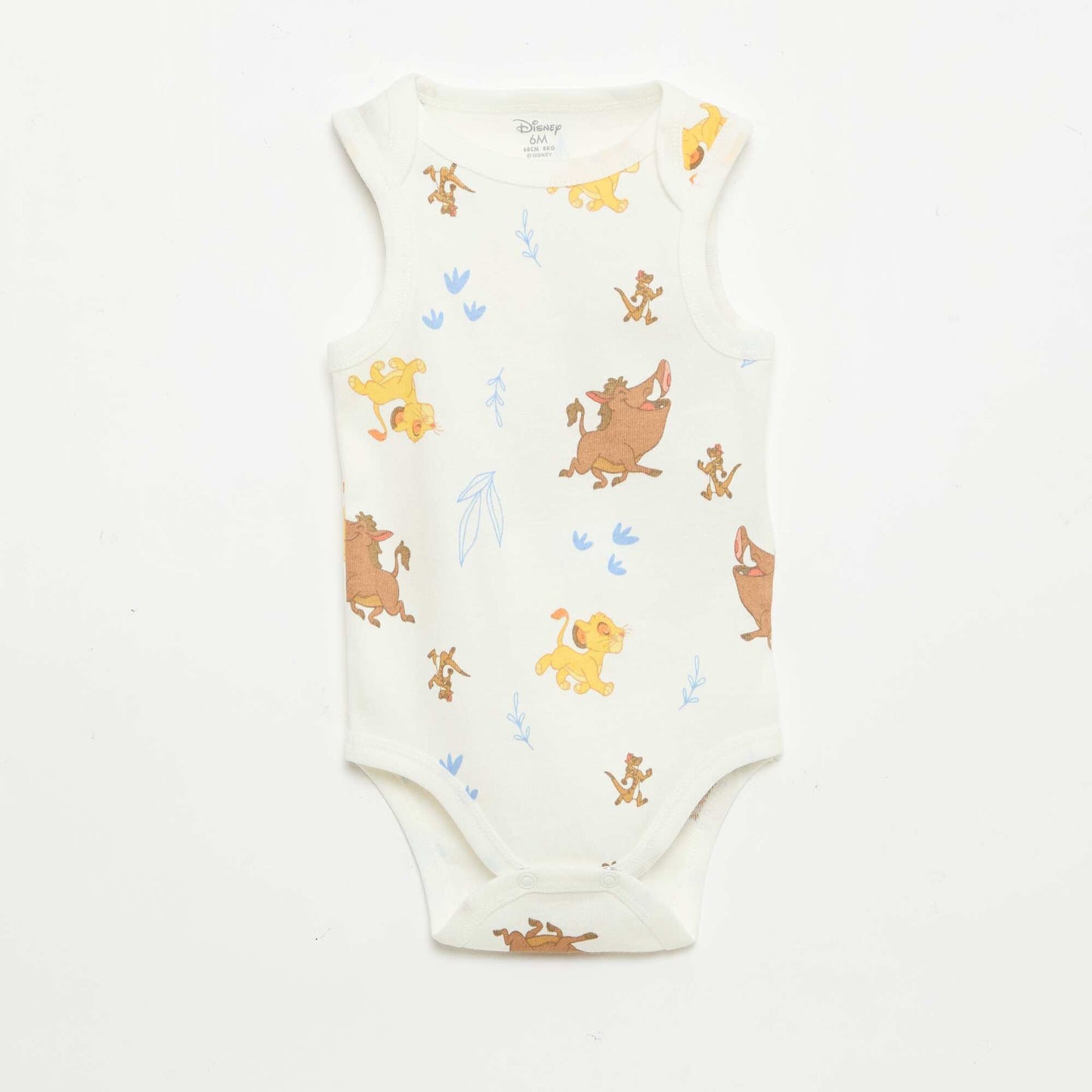 Disney 'The Lion King' Bodysuit and Shorts Set WHITE