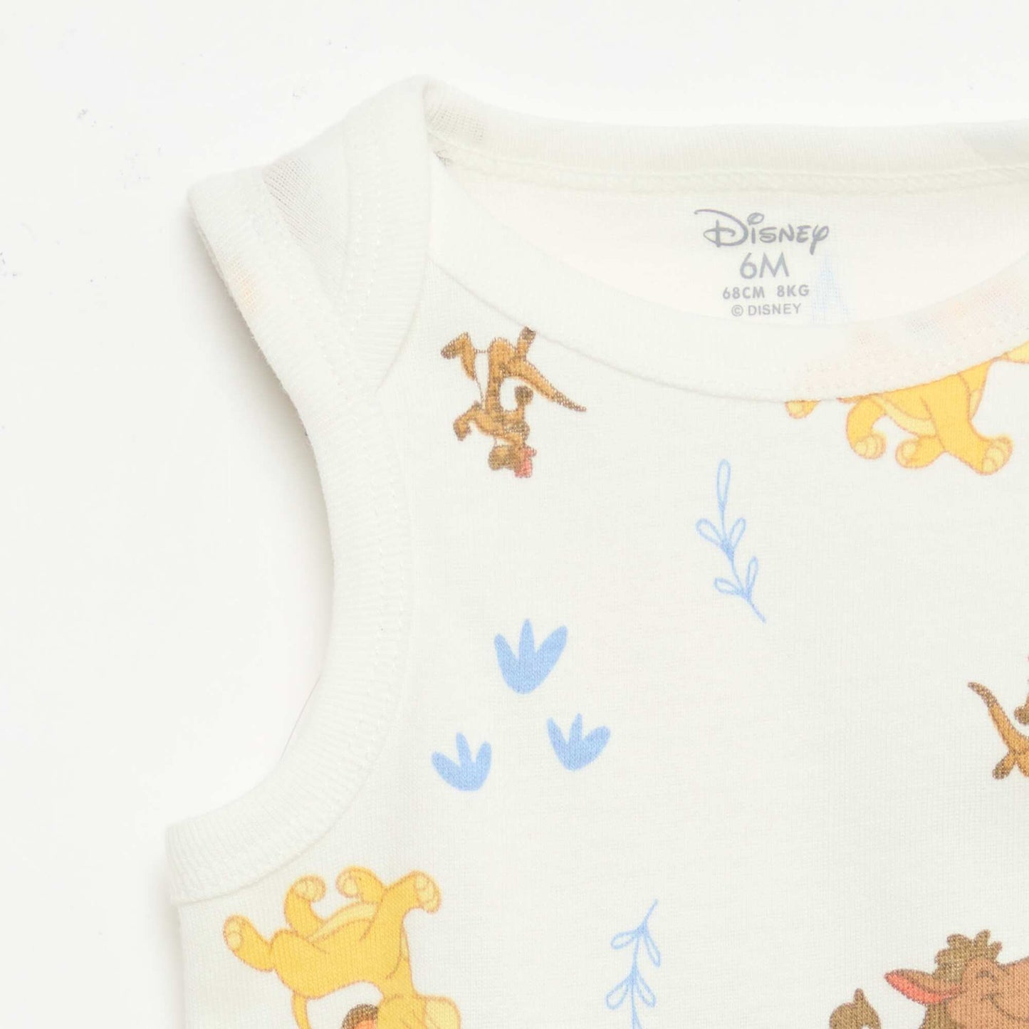 Disney 'The Lion King' Bodysuit and Shorts Set WHITE