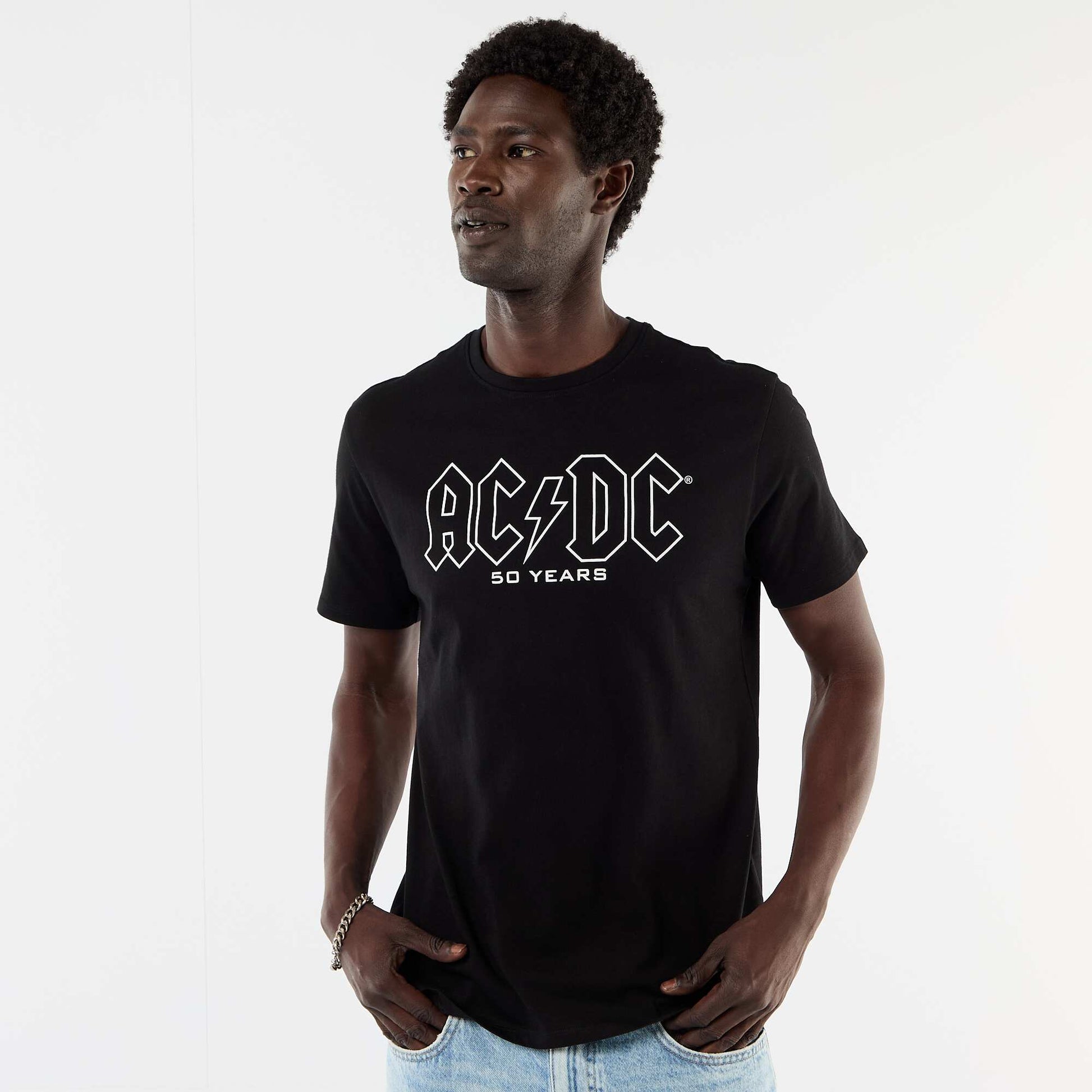 AC/DC' Short-Sleeved T-Shirt BLACK
