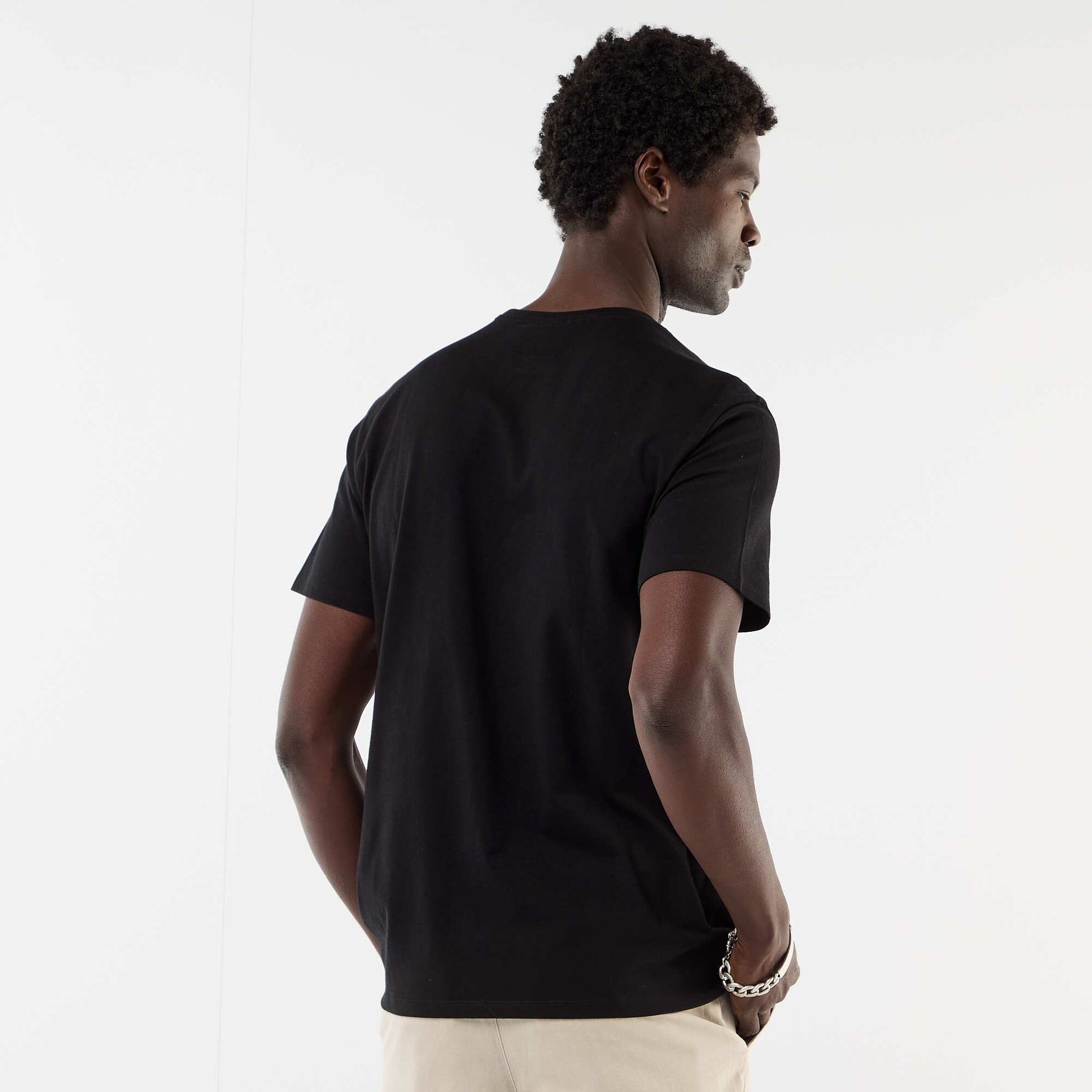 Short-sleeved 'Volkswagen Van' T-shirt BLACK