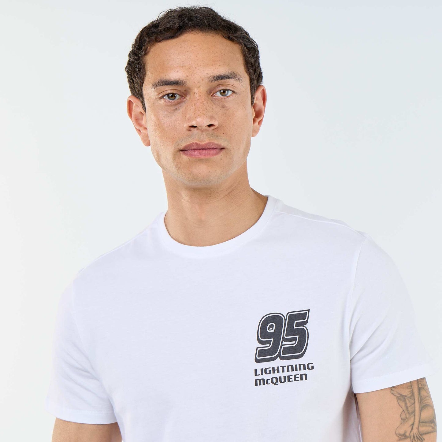 Disney Pixar Cars Front and Back Print T-shirt WHITE