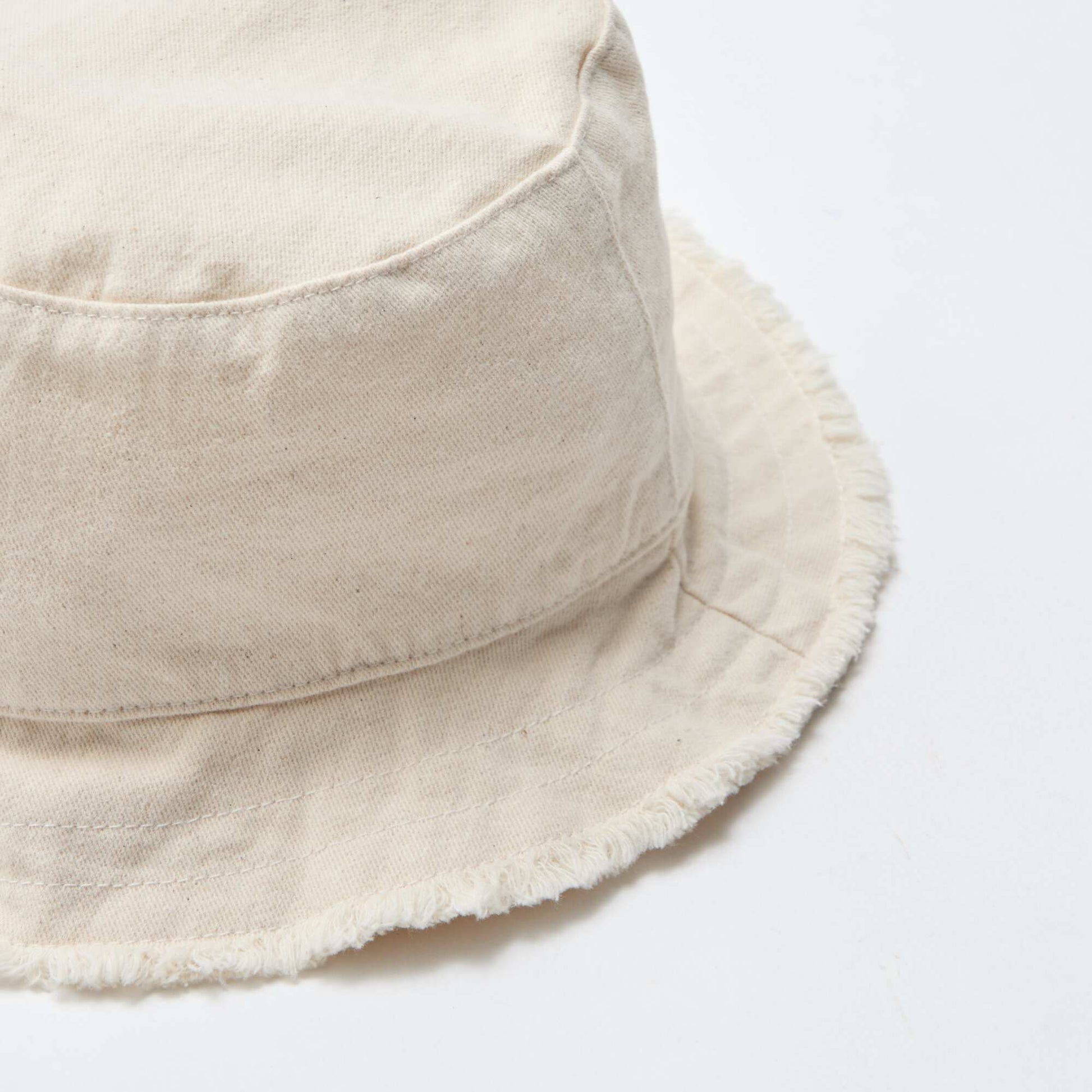 Plain Bucket Hat BEIGE