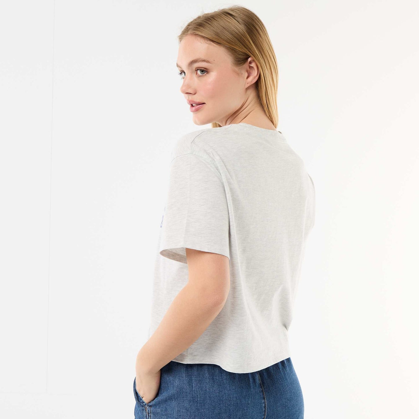 Heathered 'Minnie' T-shirt GREY