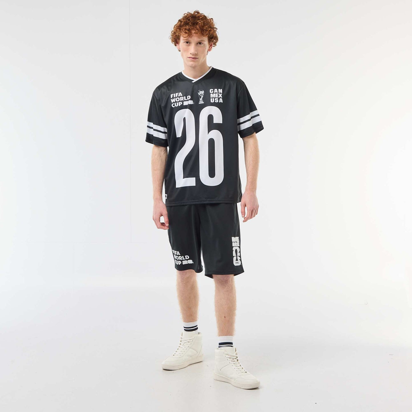 FIFA World Cup 26™ Wide-Leg Football Shorts BLACK