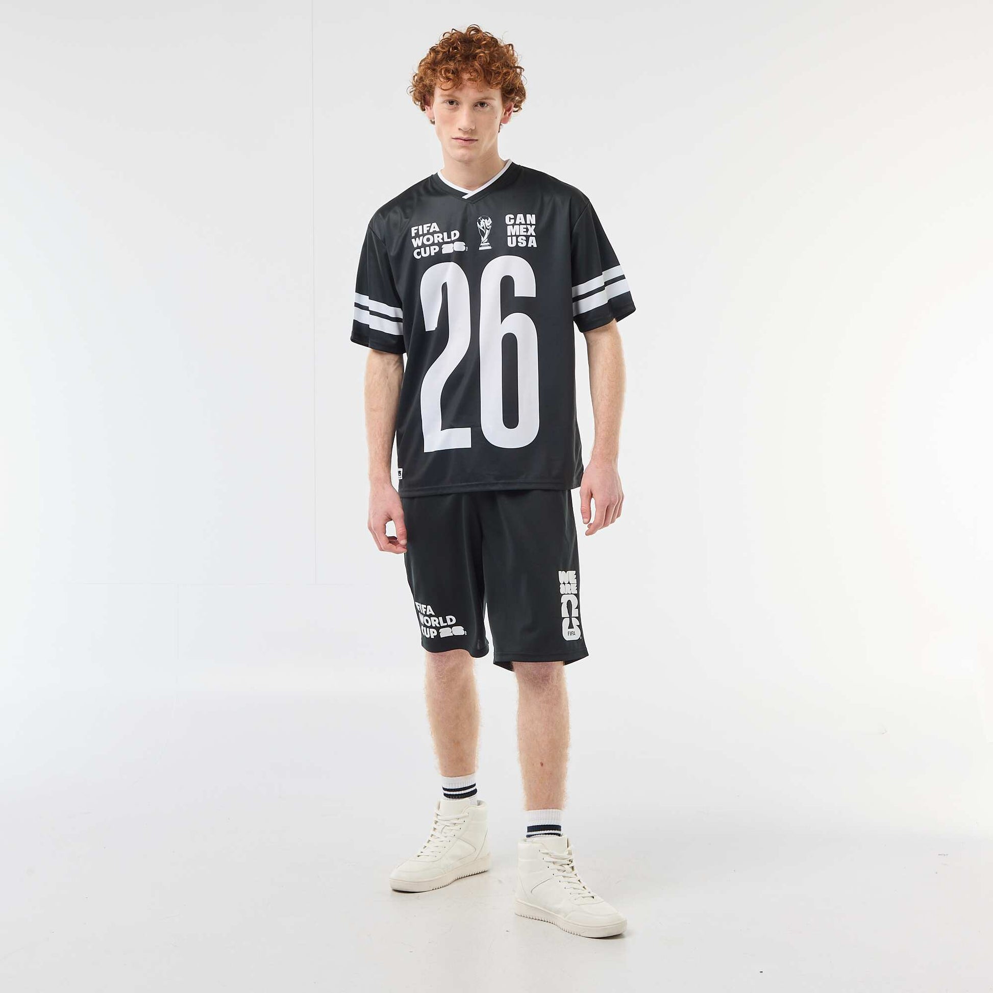 FIFA World Cup 26™ Wide-Leg Football Shorts BLACK