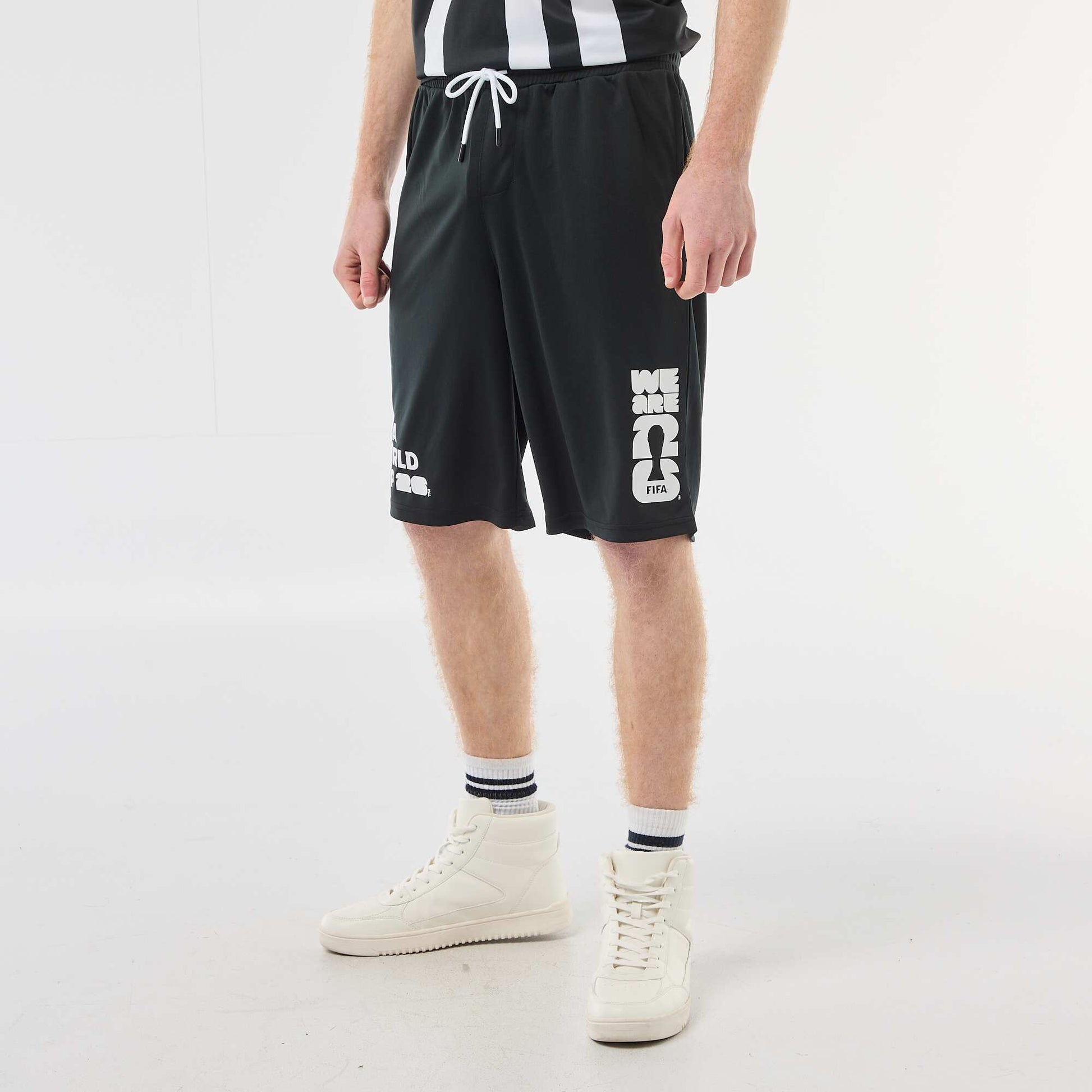 FIFA World Cup 26™ Wide-Leg Football Shorts BLACK