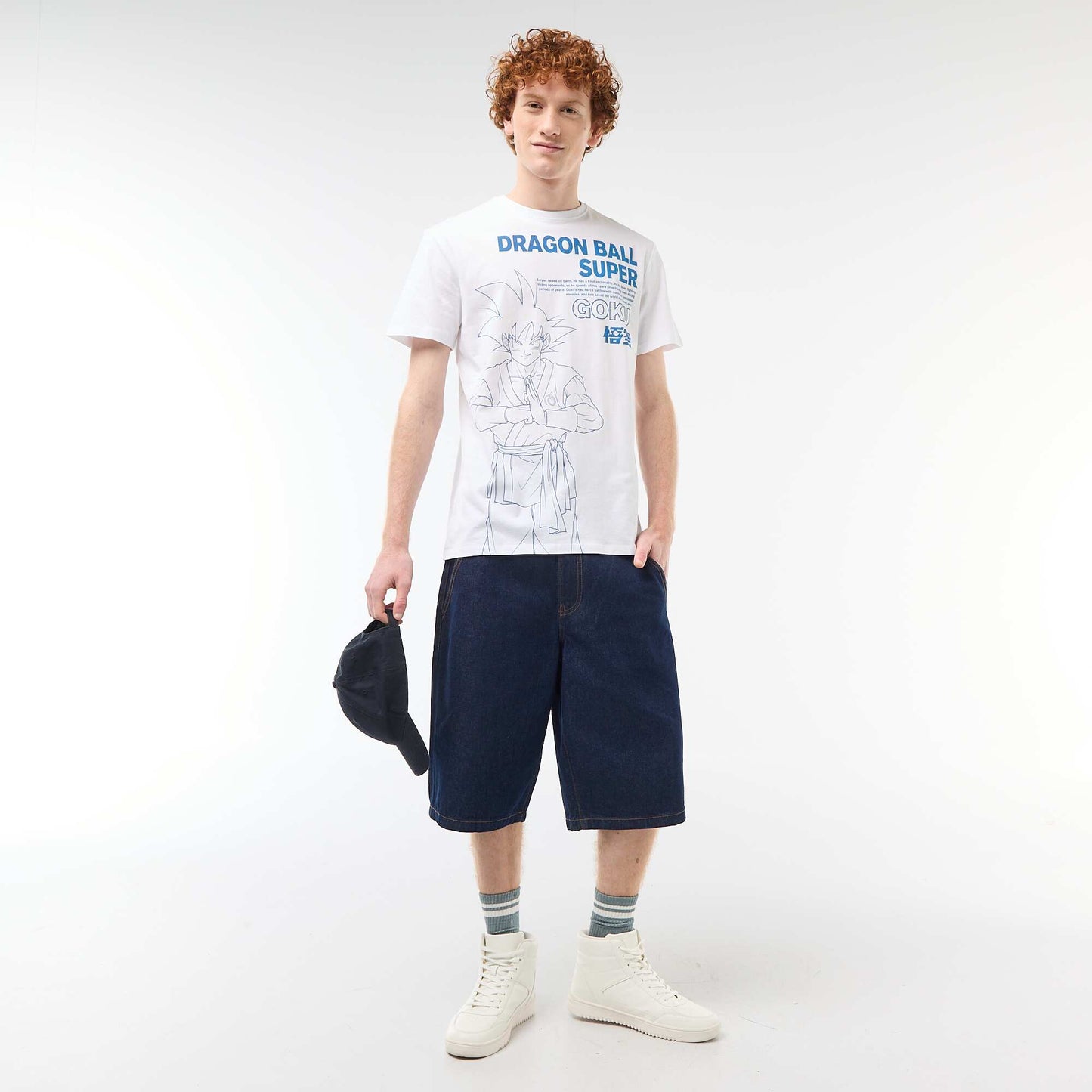 Dragon Ball Cotton Print T-Shirt WHITE
