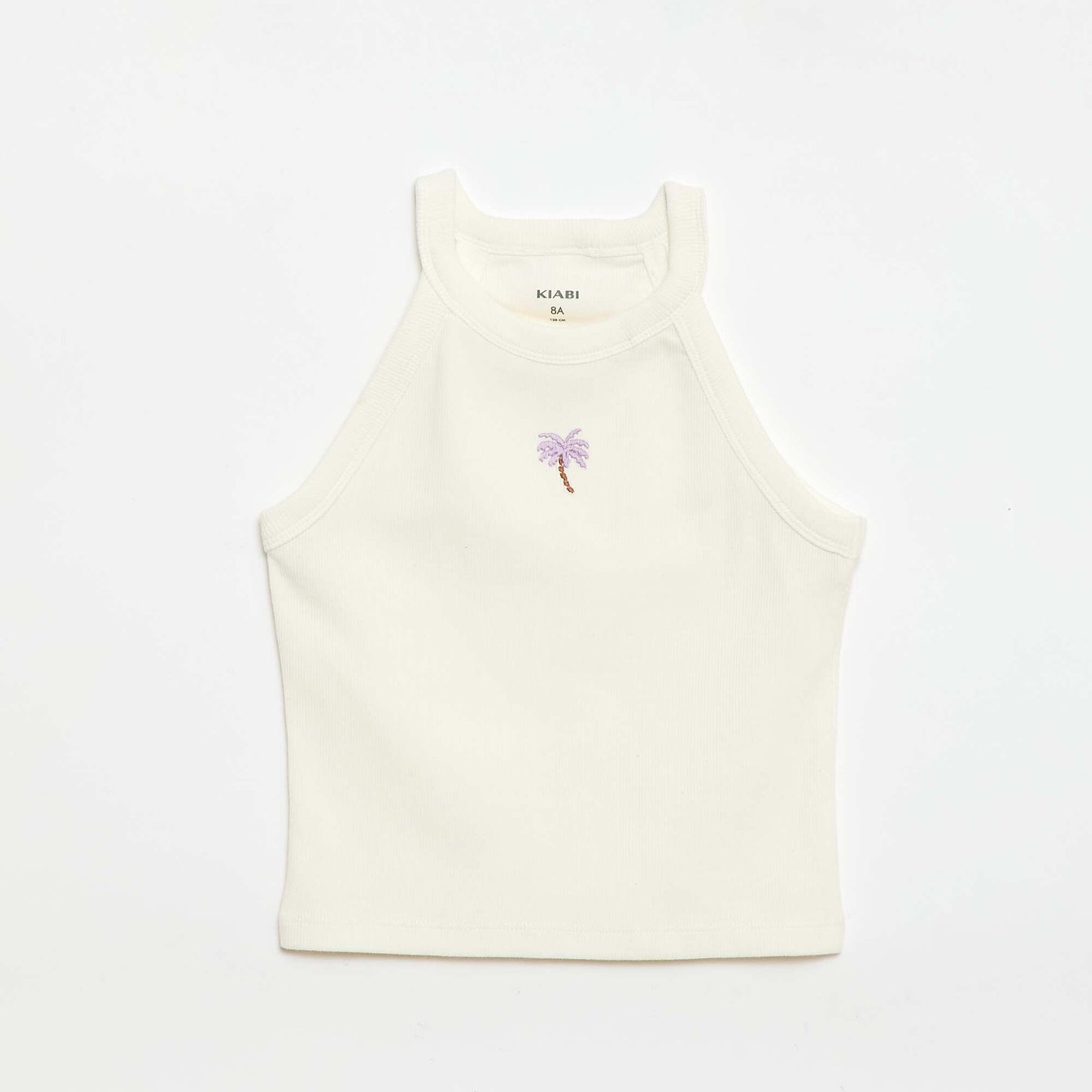 Halter Neck Tank Top WHITE