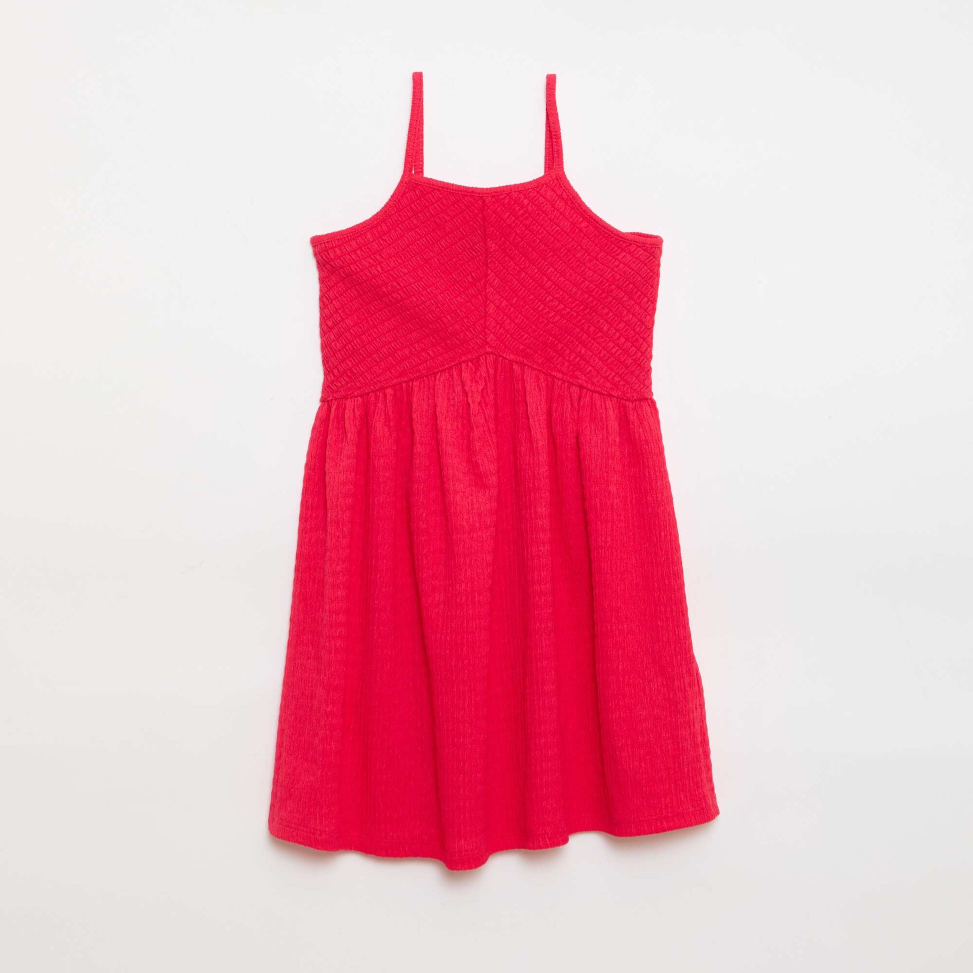 Solid Spaghetti Strap Dress PINK