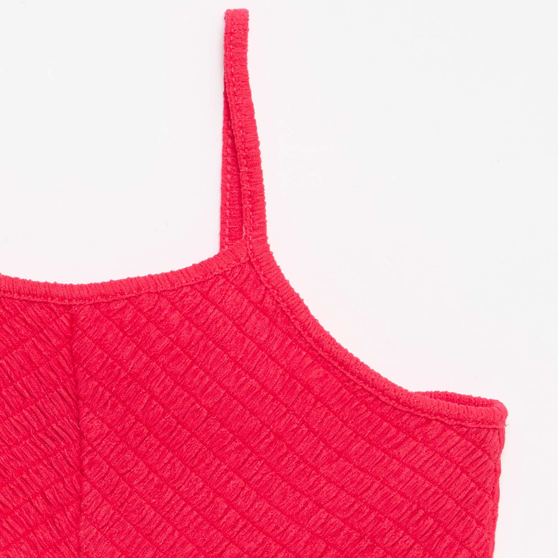 Solid Spaghetti Strap Dress PINK