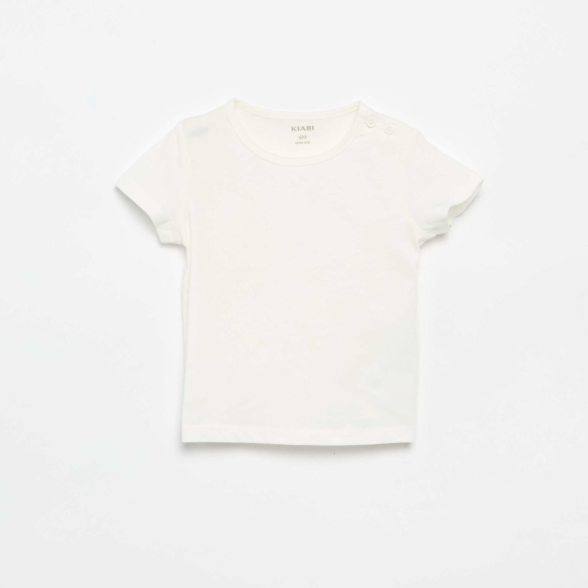 Pack of 4 Plain T-shirts WHITE