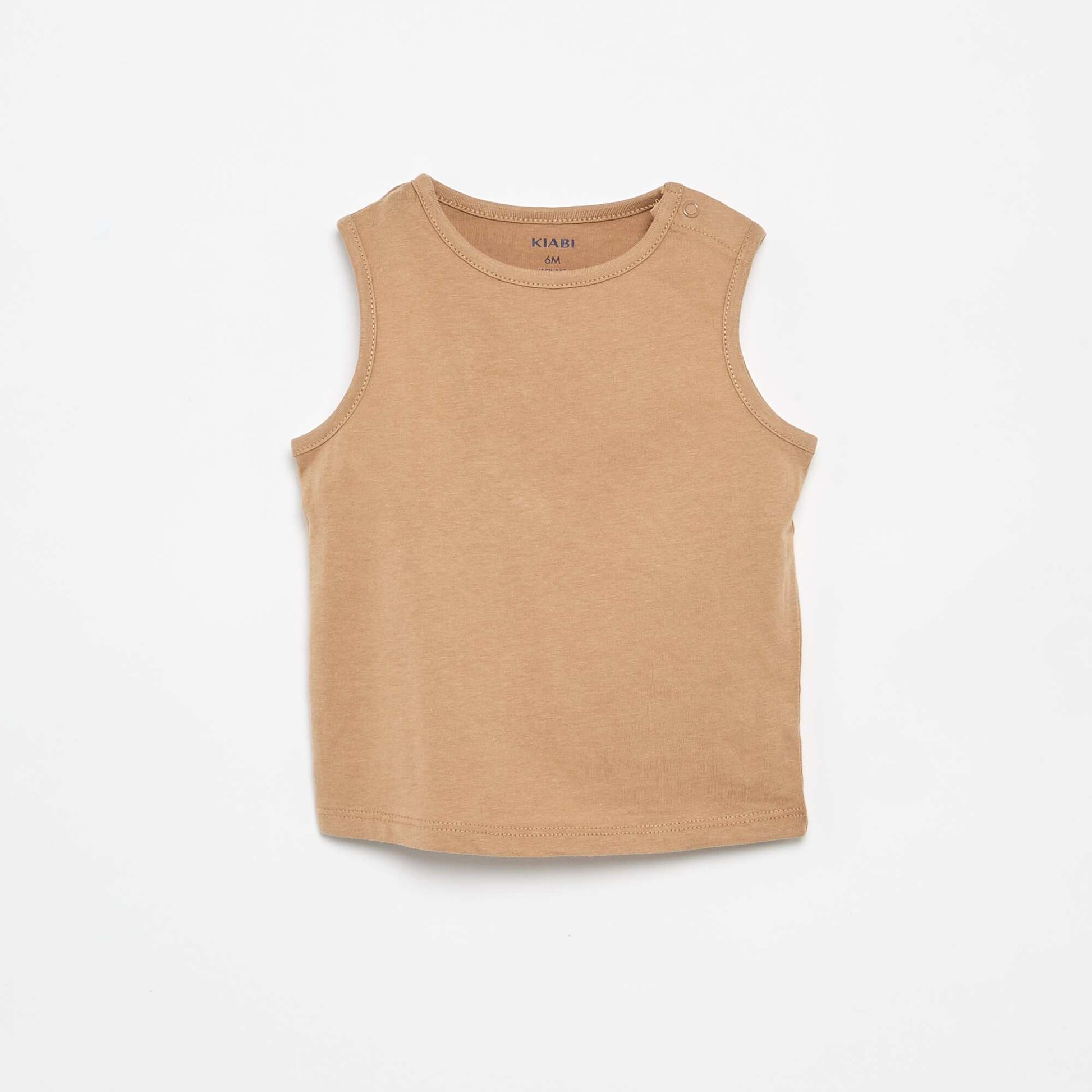 Pack of 4 Plain Tank Tops WHITE