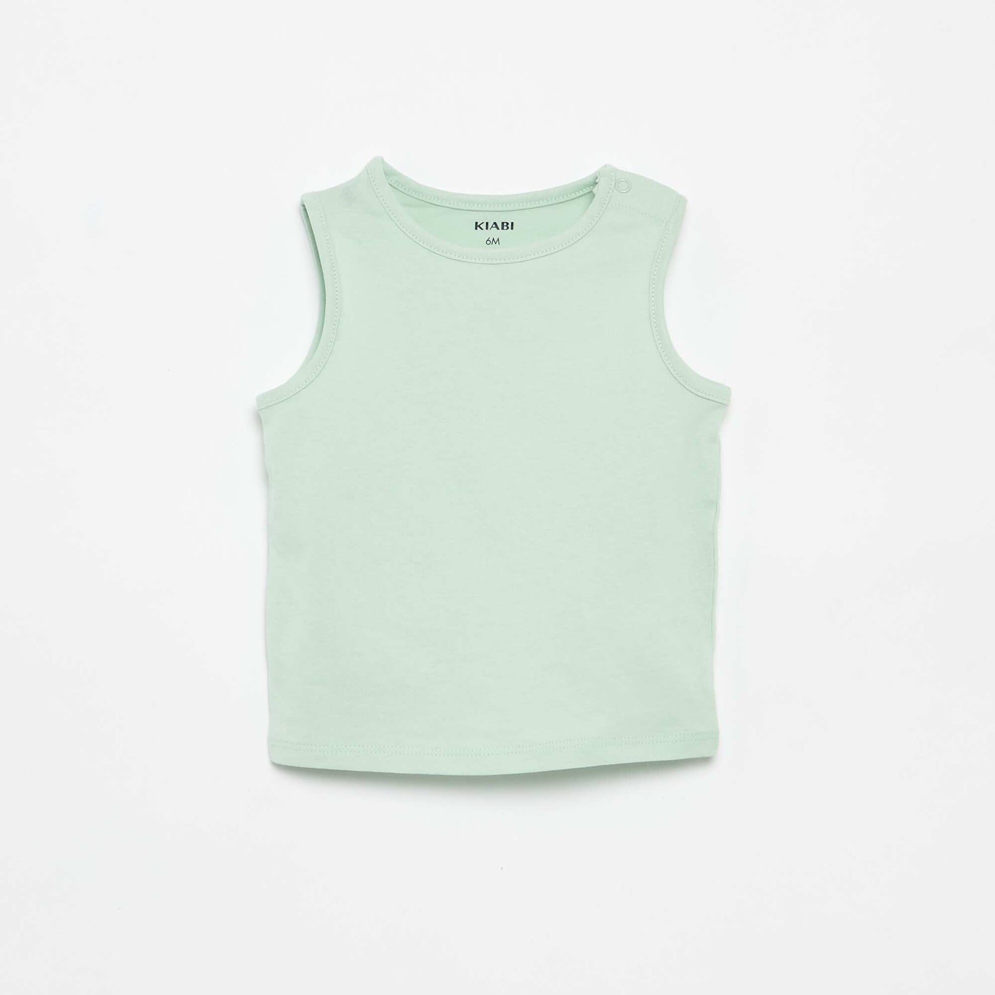 Pack of 4 Plain Tank Tops WHITE