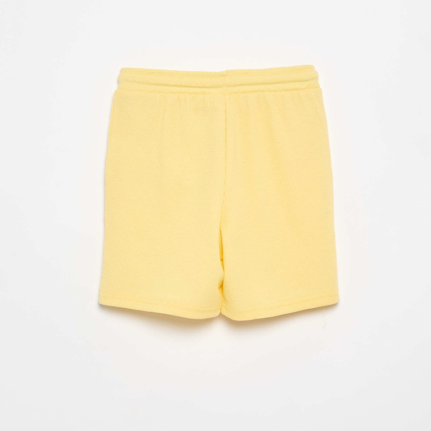 Waffle Knit Shorts YELLOW