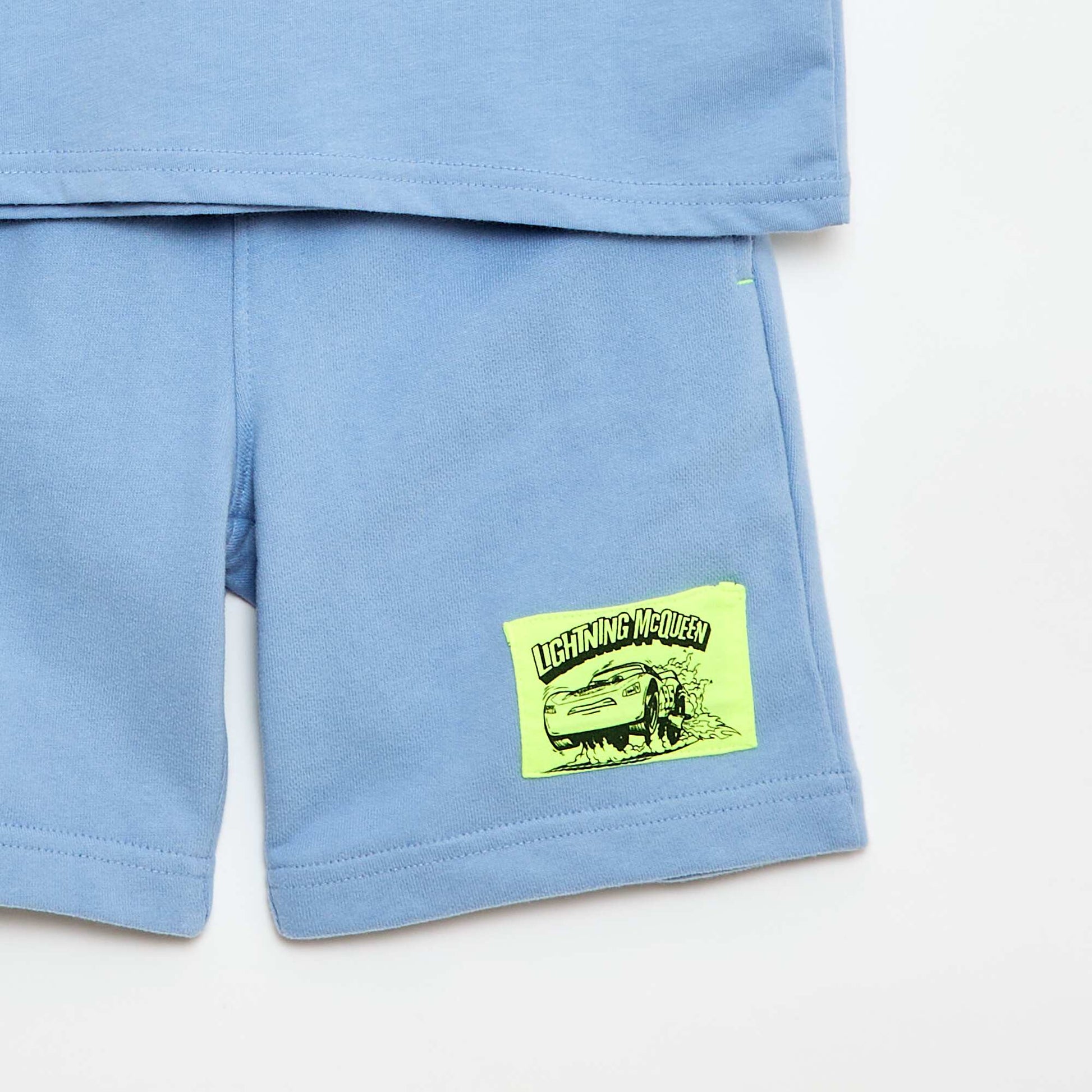 'Disney' T-shirt and Bermuda Set - 2 Pieces BLUE