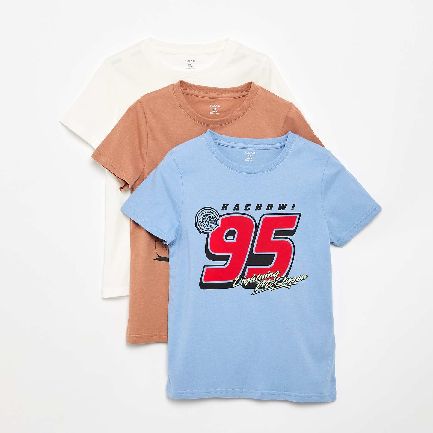 Pack of 3 \'Disney\' Short-Sleeved T-shirts BROWN