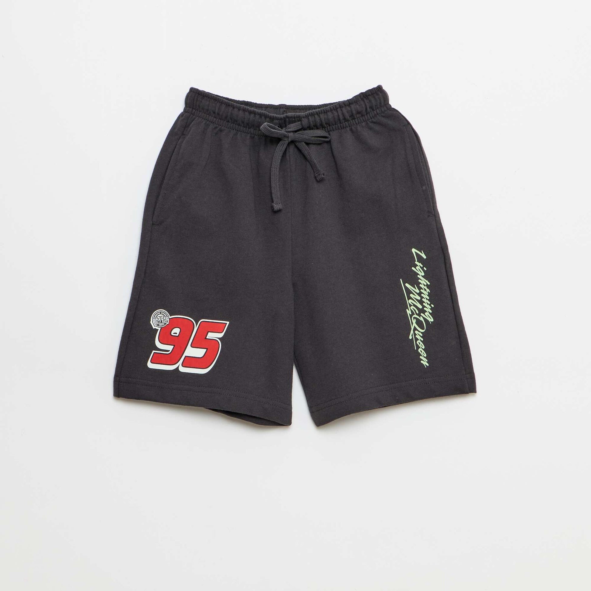 Pack of 'Cars' Fleece Bermuda Shorts BROWN