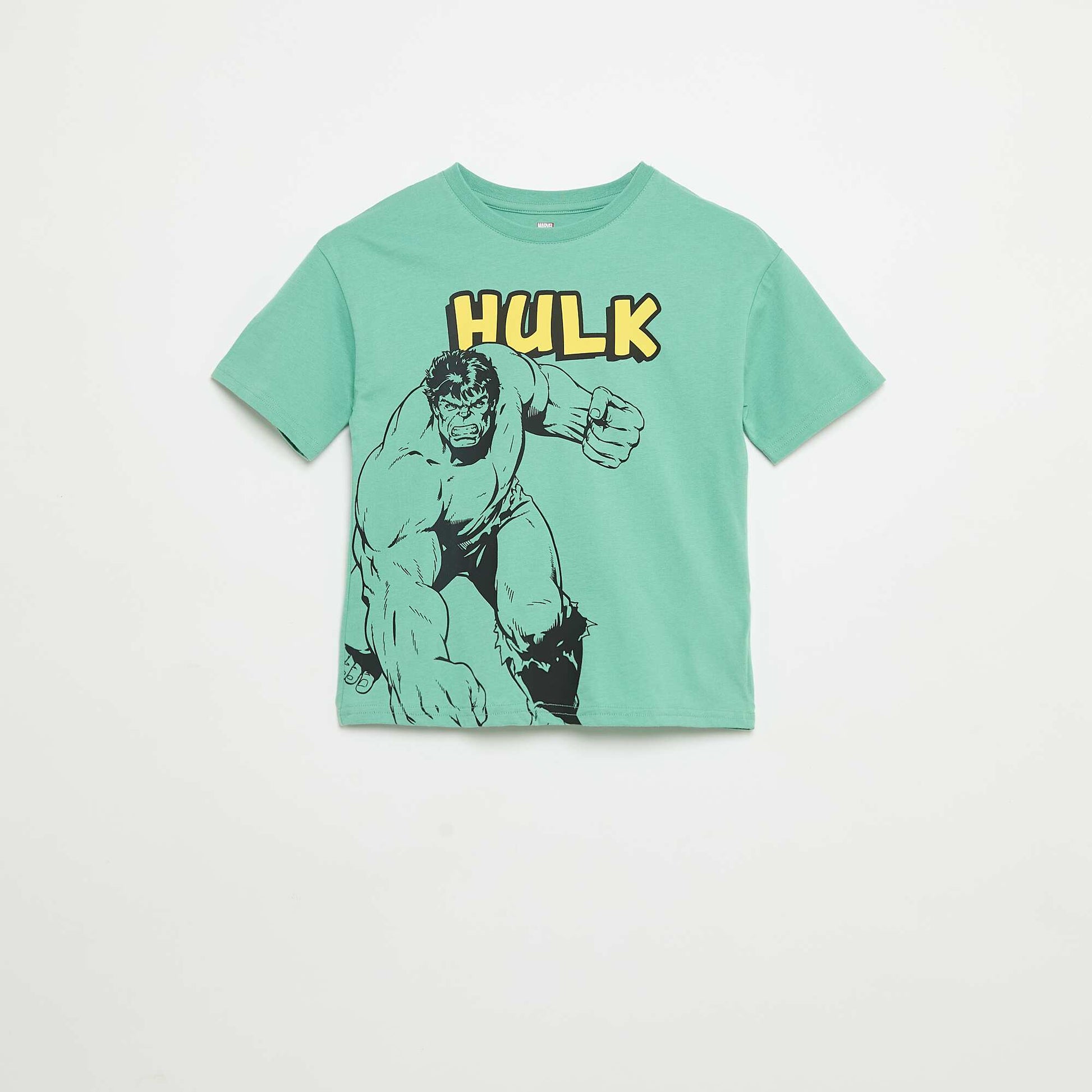 'Marvel' short-sleeved T-shirt GREEN