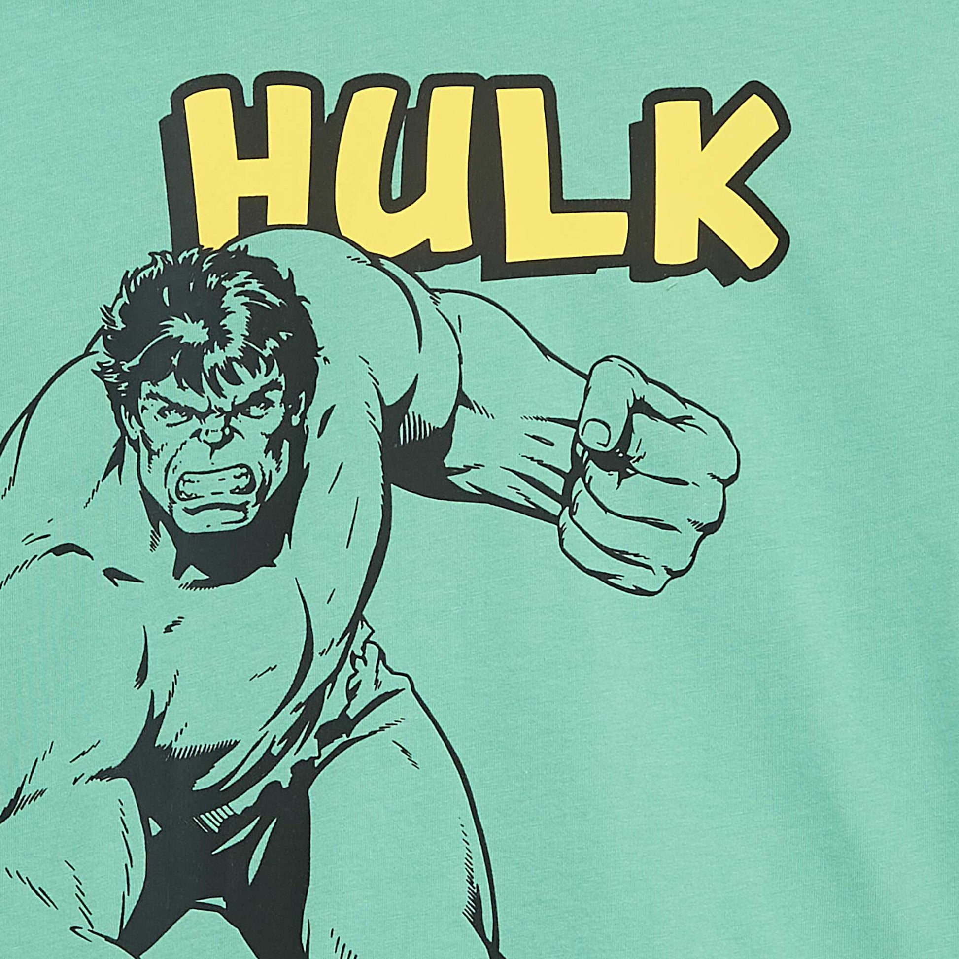 'Marvel' short-sleeved T-shirt GREEN