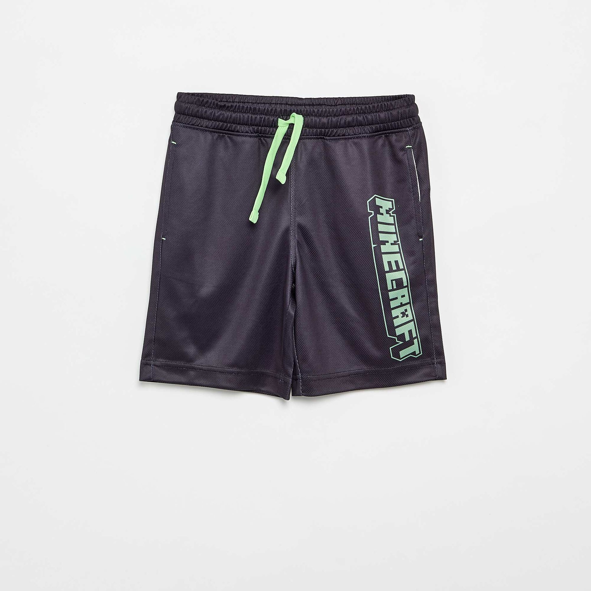 Minecraft Bermuda Shorts + T-shirt Set BLACK