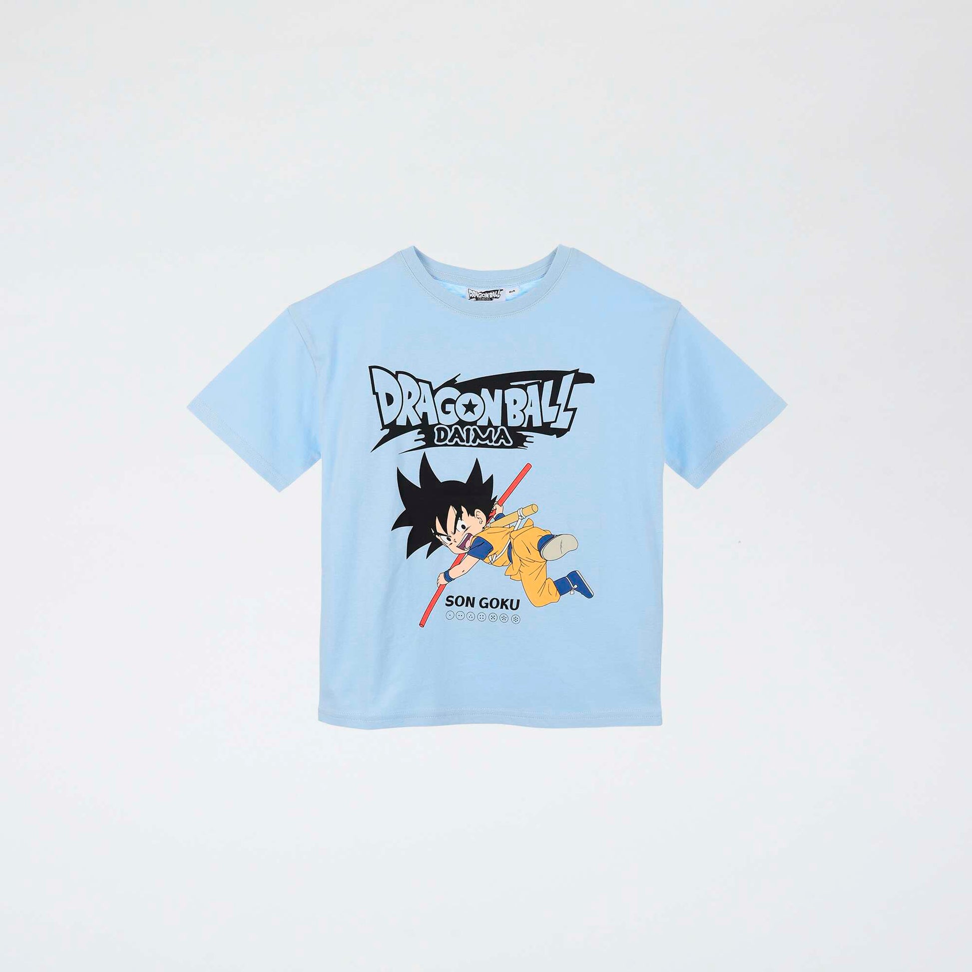 Short-sleeved 'Dragon Ball Z' Printed T-shirt BLUE