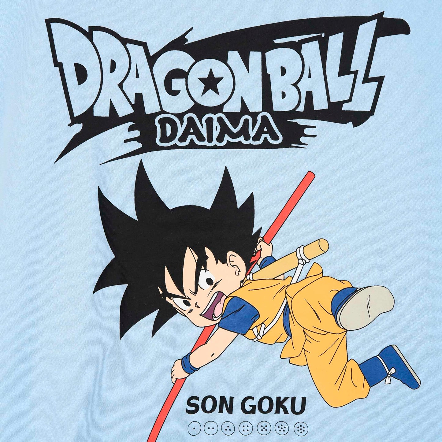 Short-sleeved 'Dragon Ball Z' Printed T-shirt BLUE