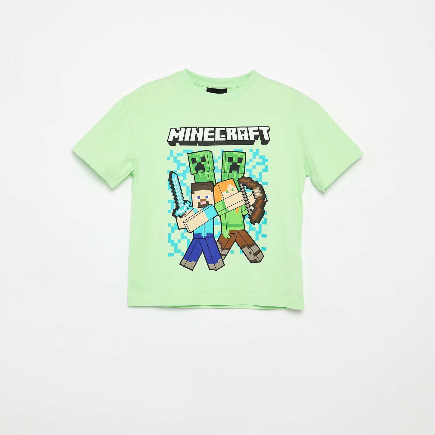 Short-sleeved 'Minecraft' T-shirt GREEN