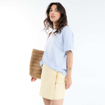 Denim Skort YELLOW