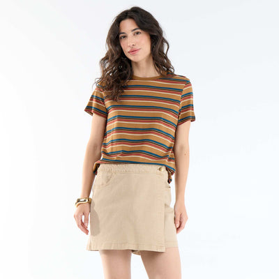 Denim Skort BEIGE