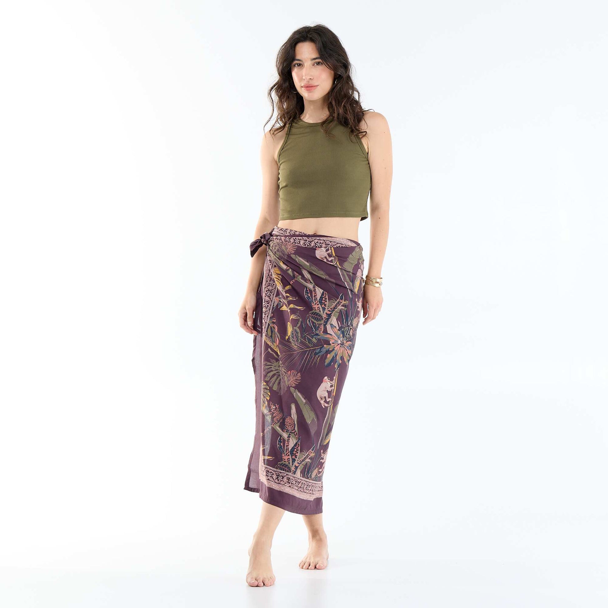 Printed Pareo RED