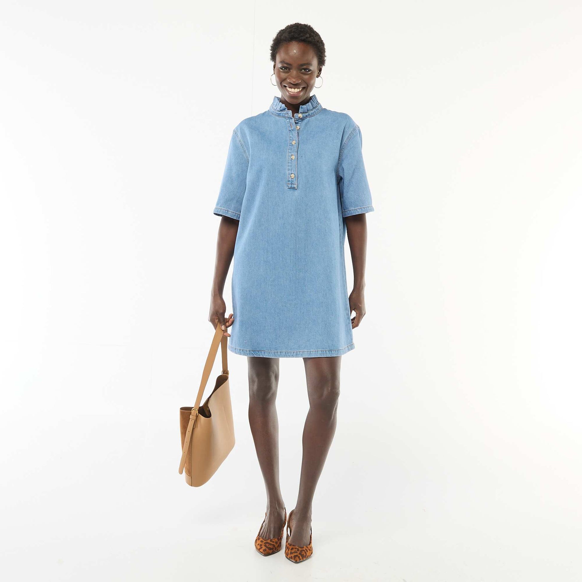 Denim Dress BLUE