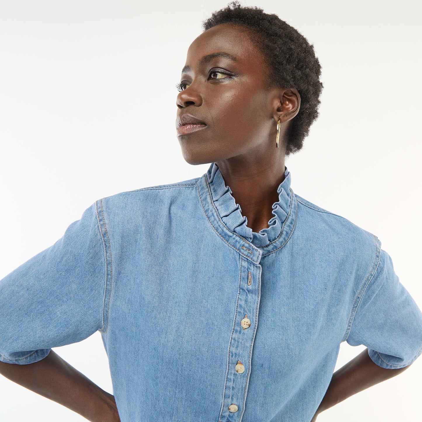 Denim Dress BLUE