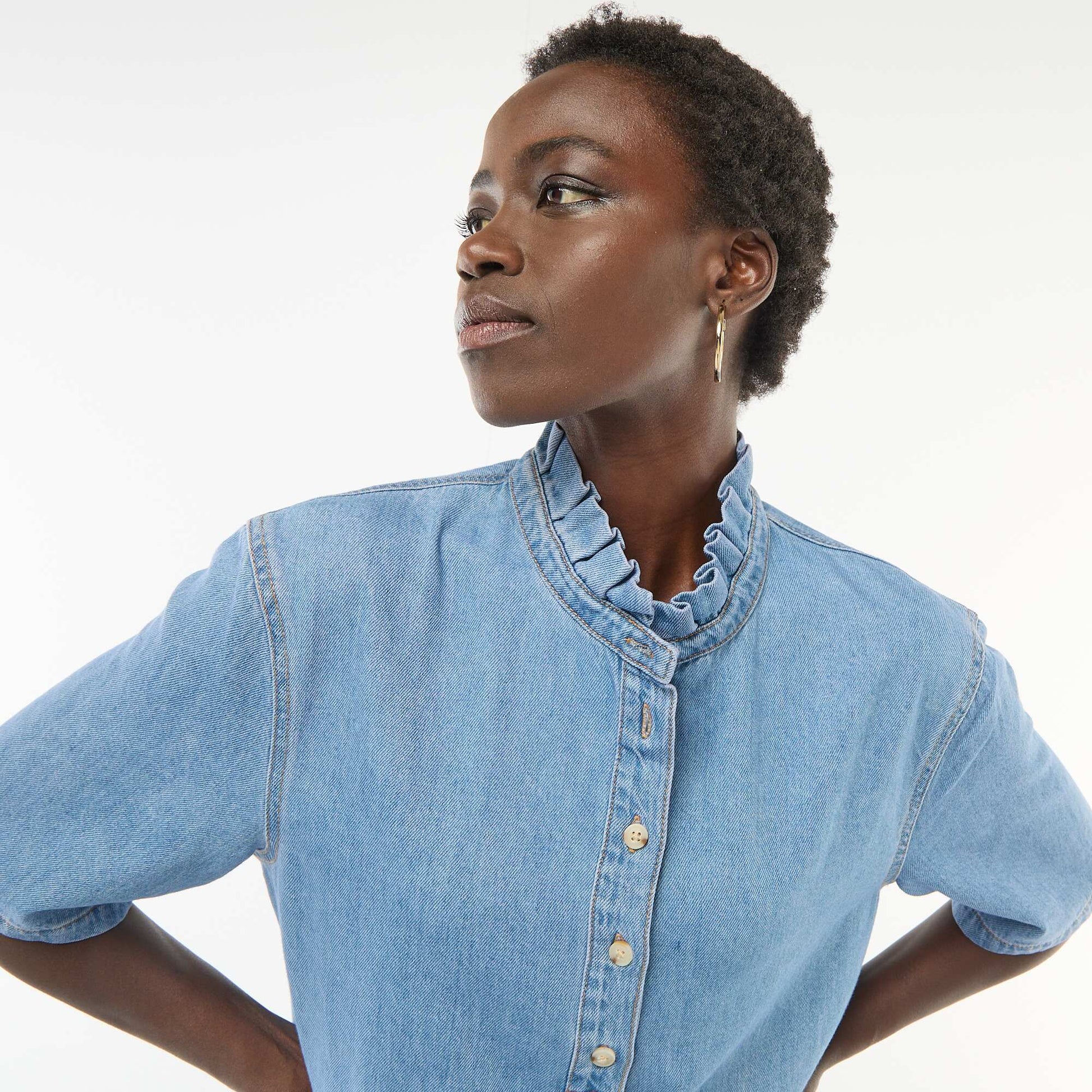 Denim Dress BLUE