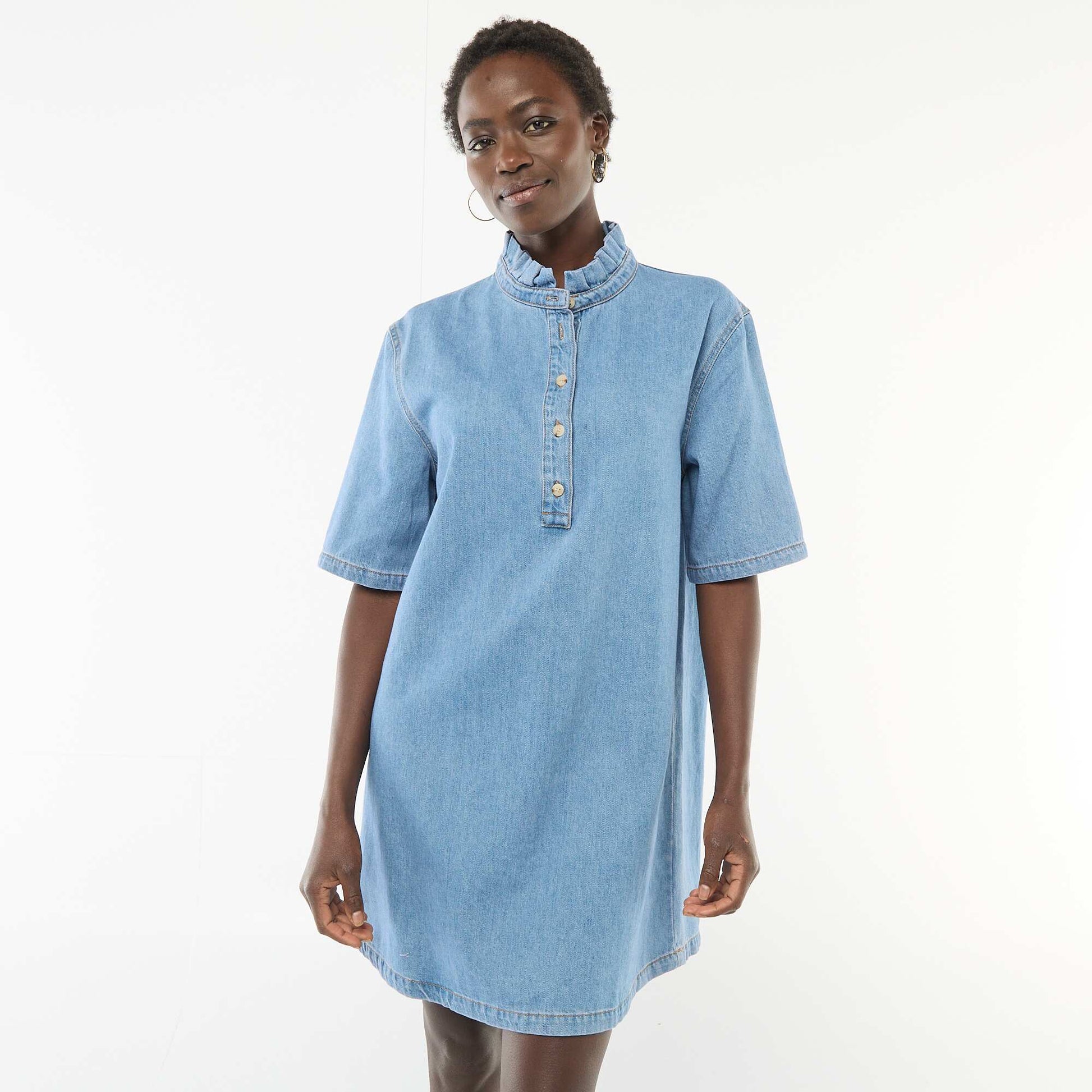 Denim Dress BLUE