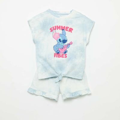 Disney Ruffled Shorts and T-shirt Set BLUE