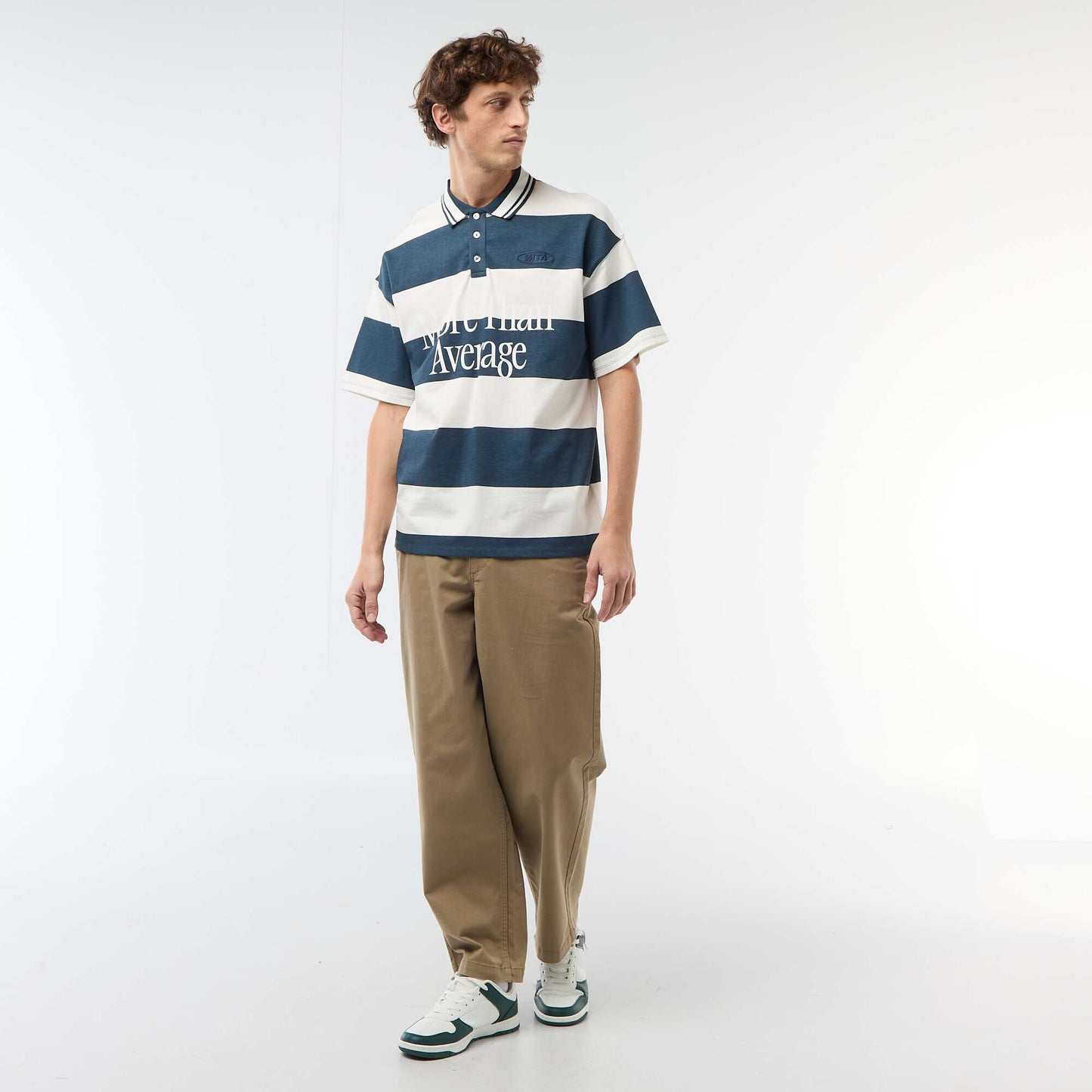 Short-Sleeve Rugby Polo Shirt BLUE