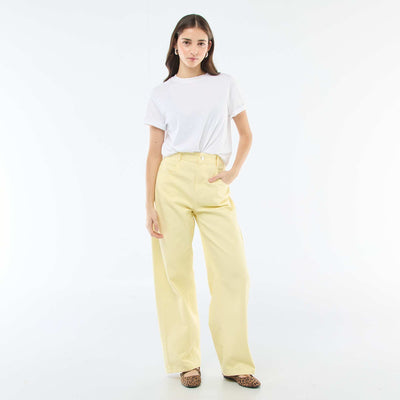 Balloon Fit Trousers YELLOW