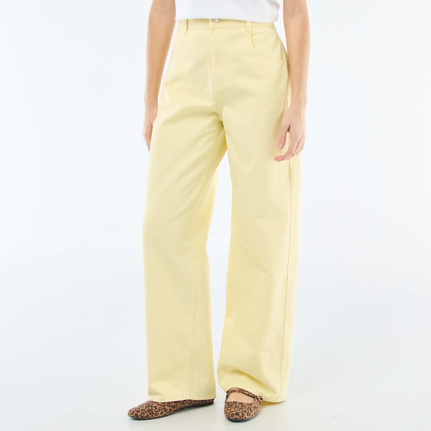 Balloon Fit Trousers YELLOW