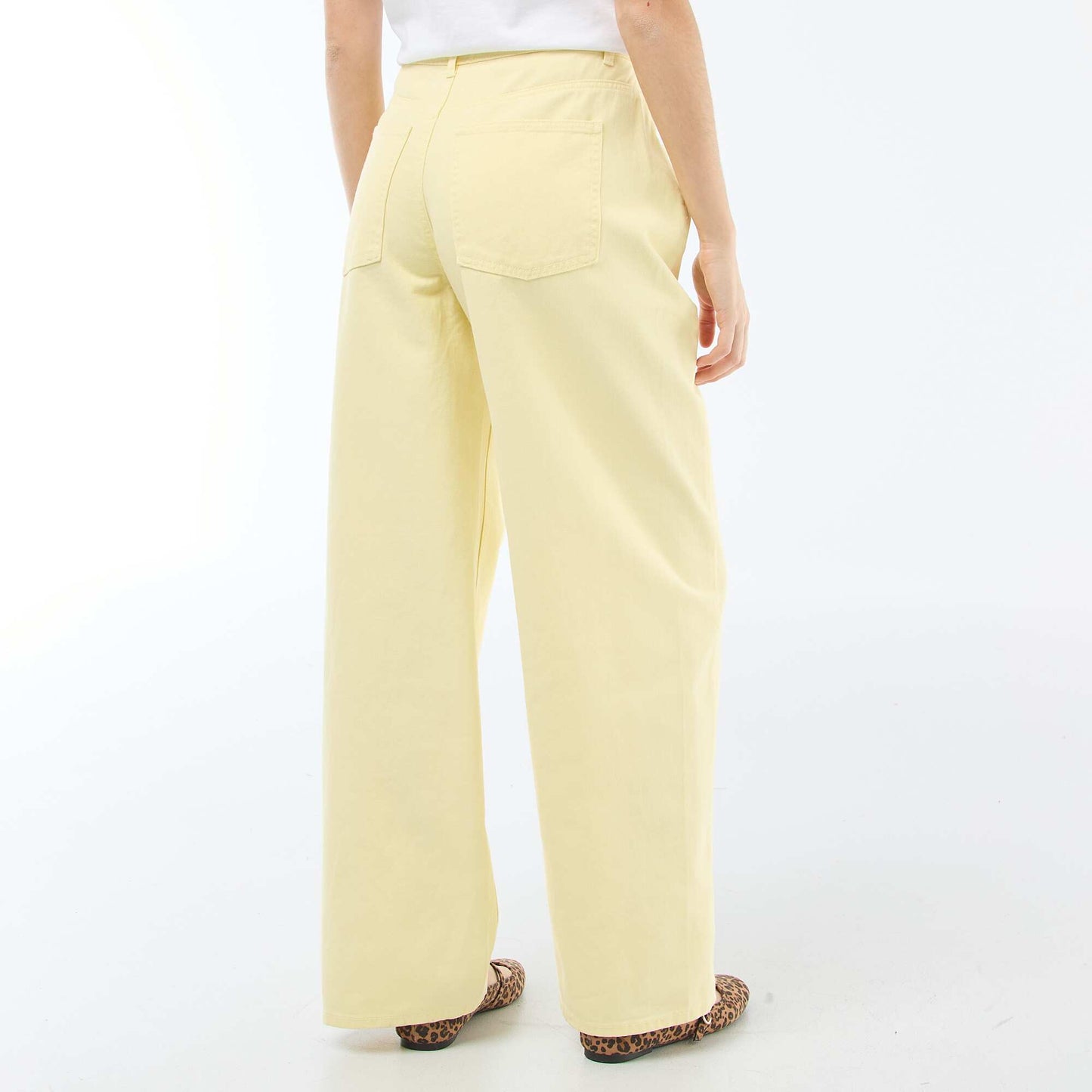 Balloon Fit Trousers YELLOW